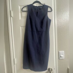 Ann Taylor Factory Navy Midi Dress